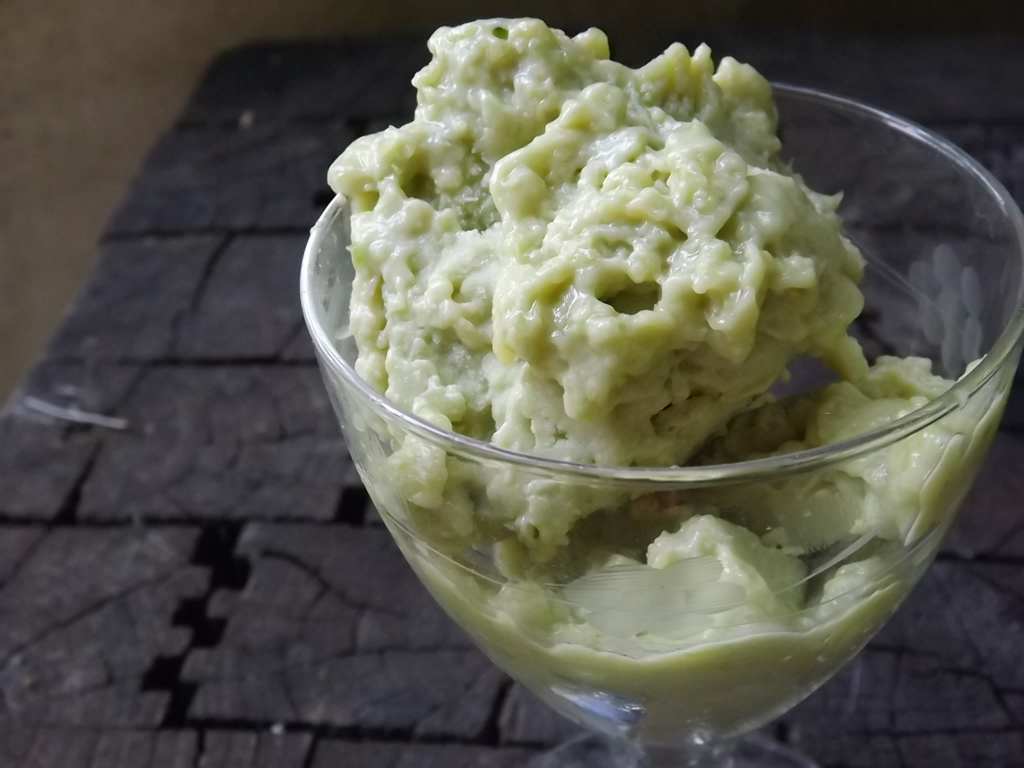 Avocado ice cream