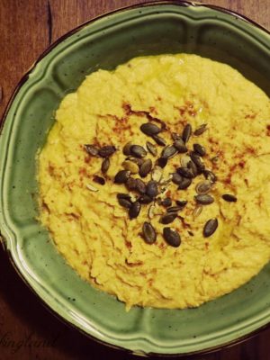 Hummus alla zucca arrostita