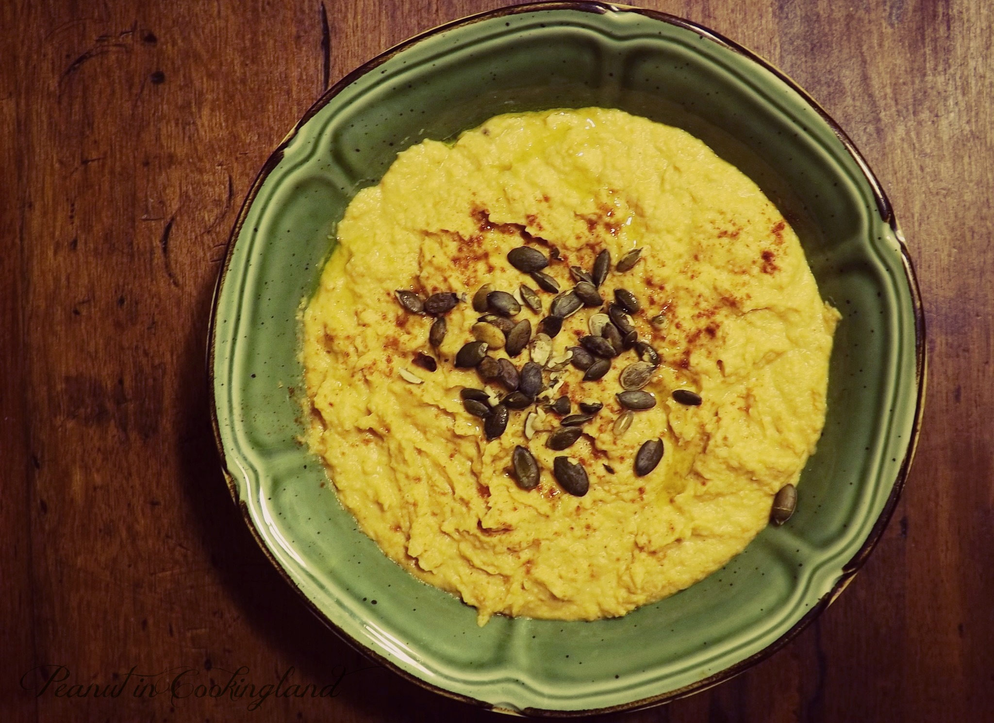 Hummus alla zucca arrostita