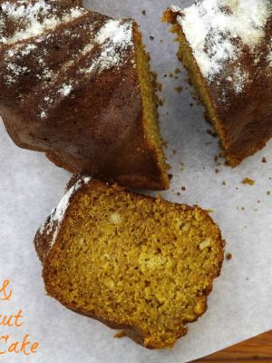 Ciambellone alle carote e nocciole