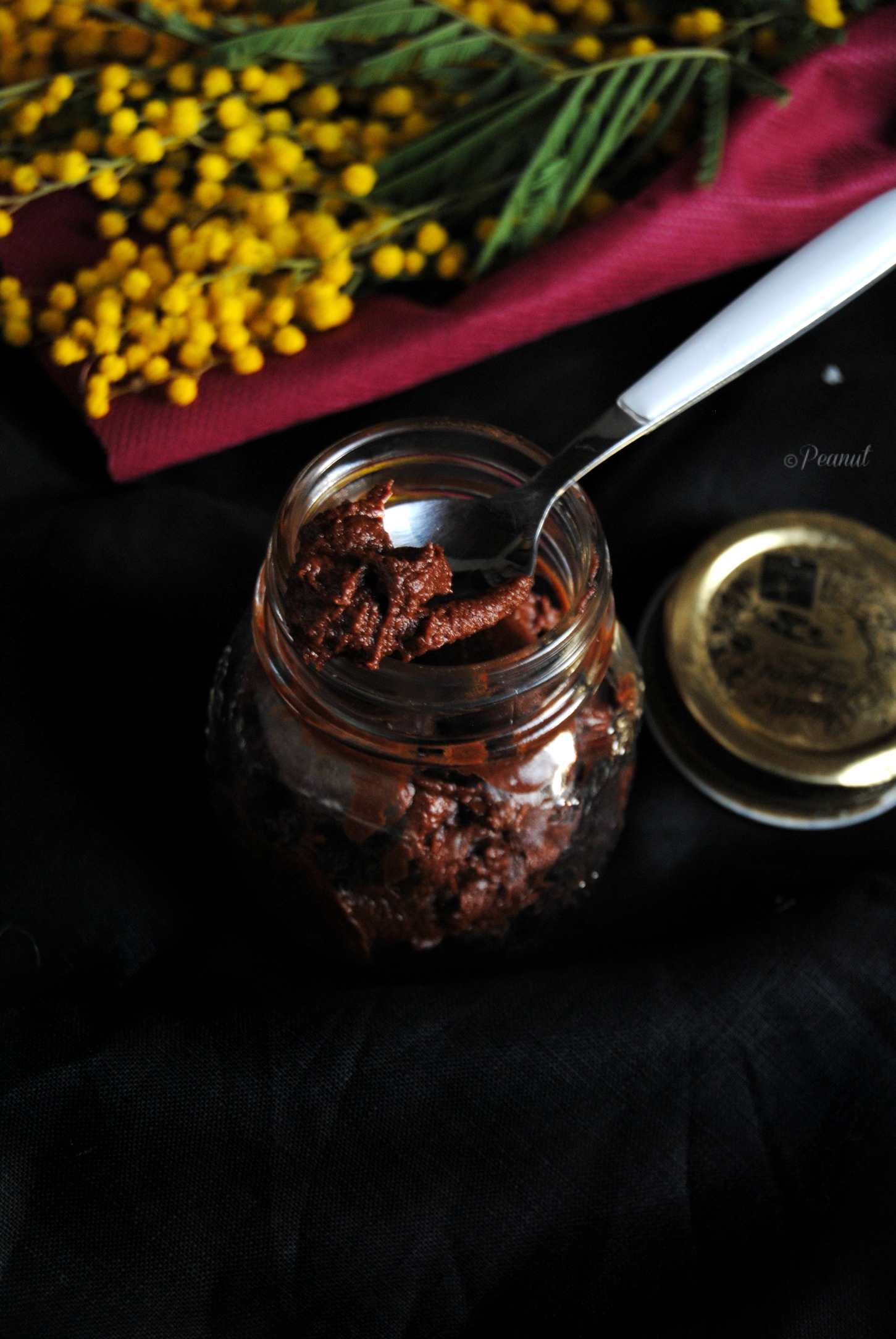3 ingredients raw dates and cacao spread