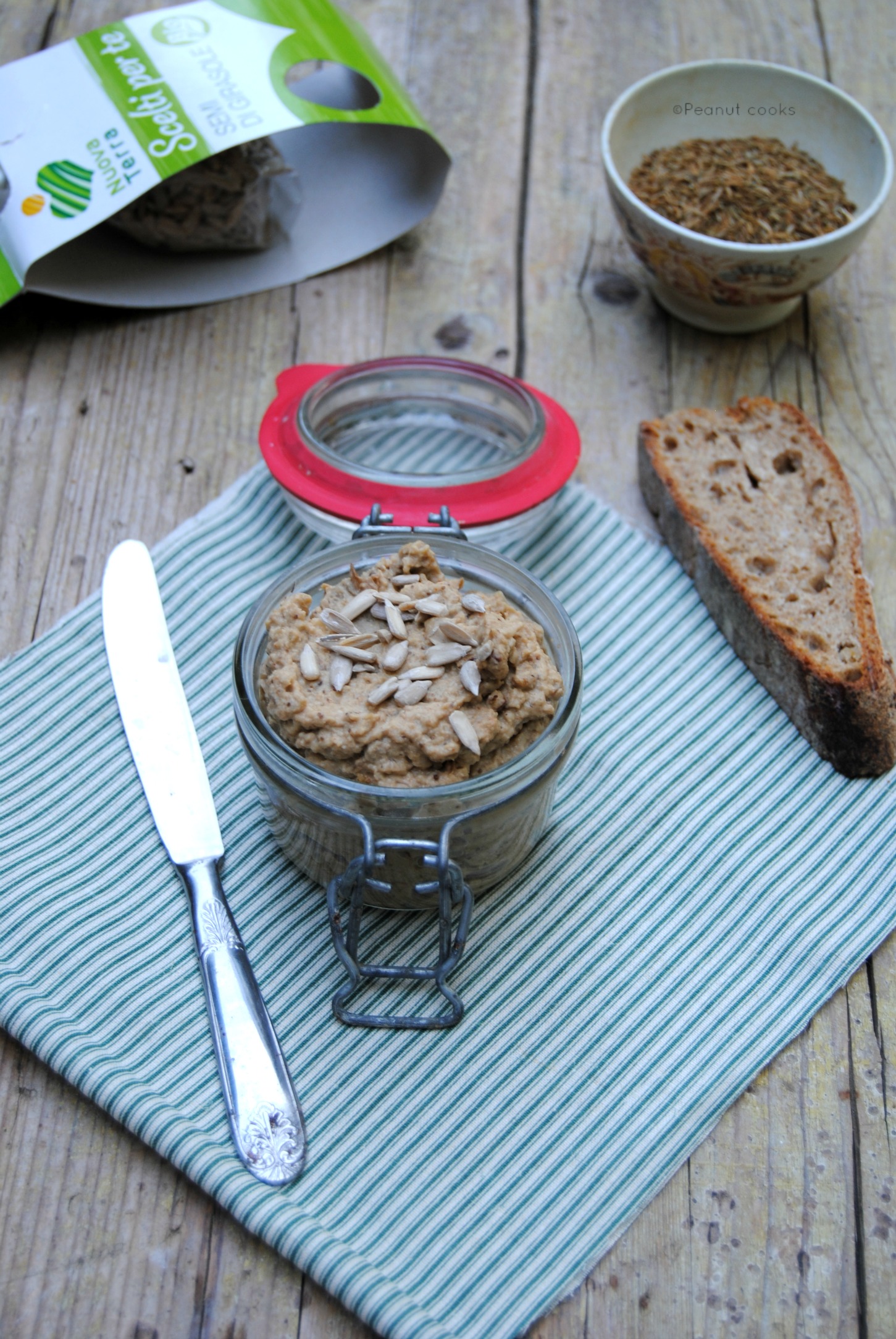 Eggplant sunflower spread