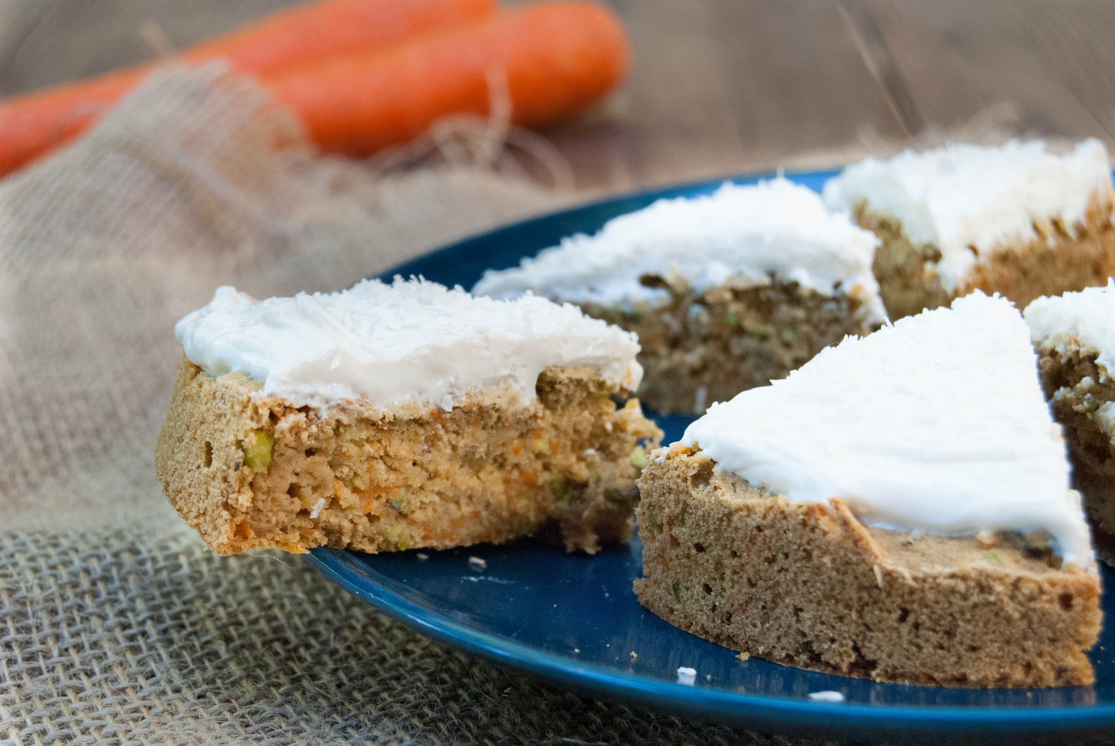 Single serve carrot cake (sugar free, low fat)