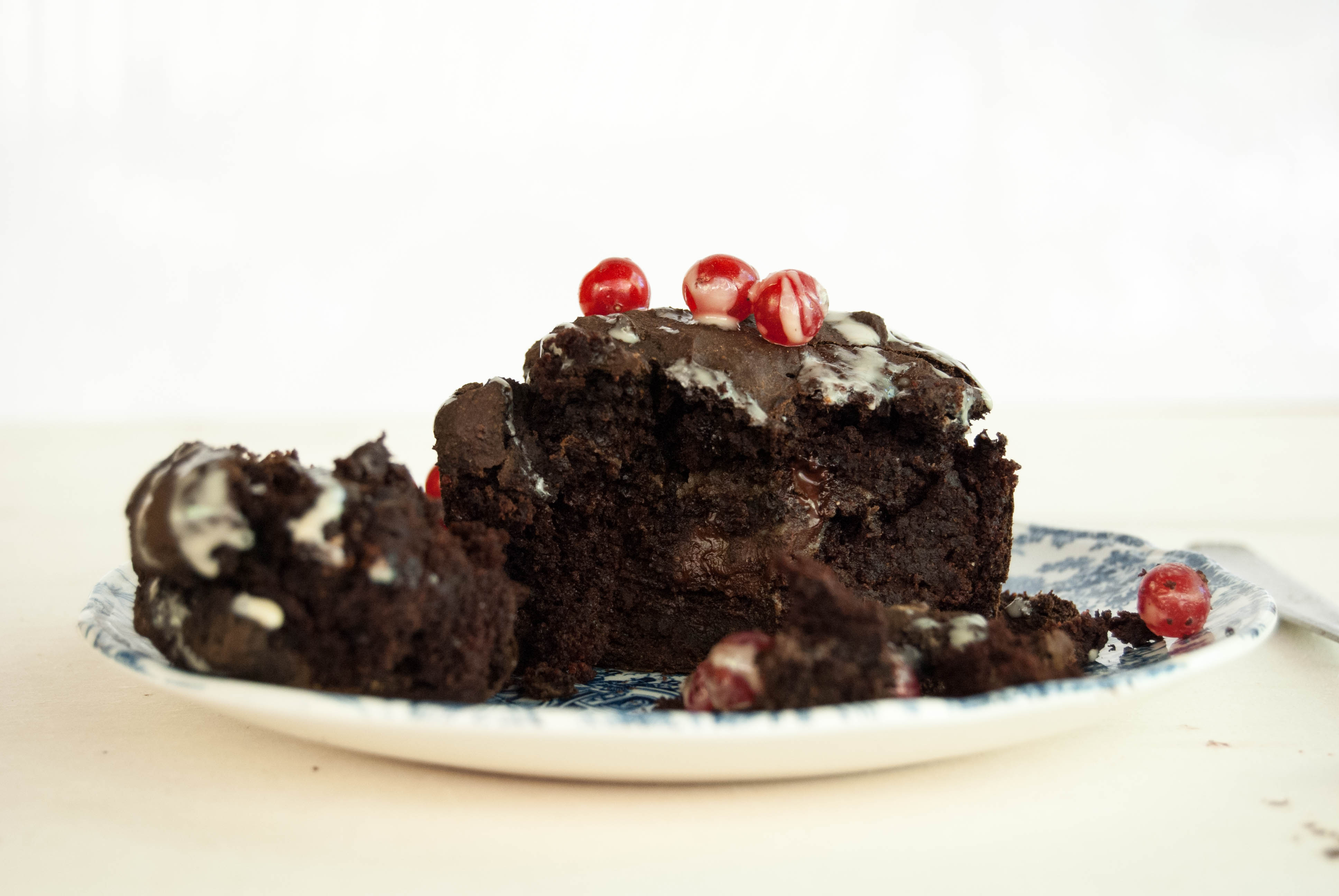 Double chocolate squash mugcake