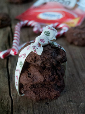 Biscotti vegan al doppio cioccolato (con zucchero di cocco) e buon Natale!